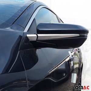 Honda Civic Mirror Cover - Omac - S.Steel - Gloss Silver - 2016 Honda Civic Mirror Cover - Omac - S.Steel - Gloss Silver - 2016